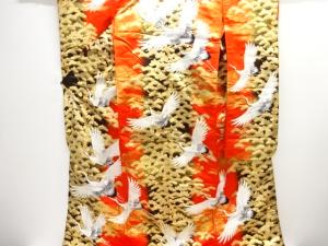 松鶴模様刺繍花嫁衣装色打掛